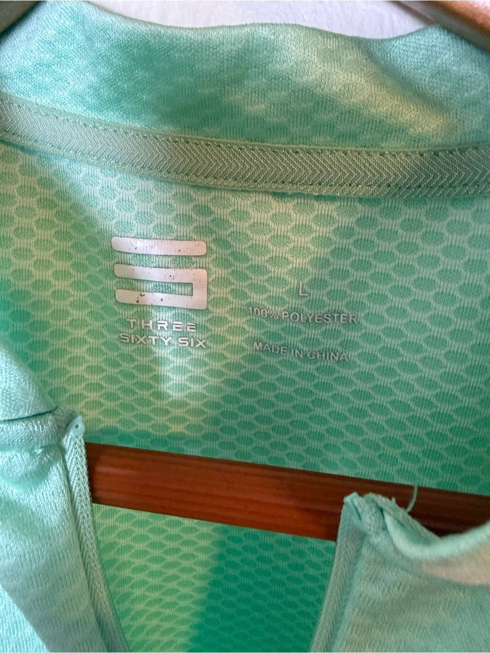 Three Sixty Six Sleeveless Golf Polo Tank – Mint Green – Women’s Large - Picture 3 of 4